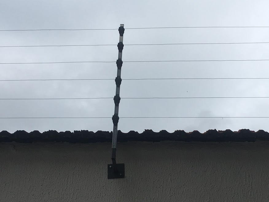 trabalho realizado com cerca elétrica
