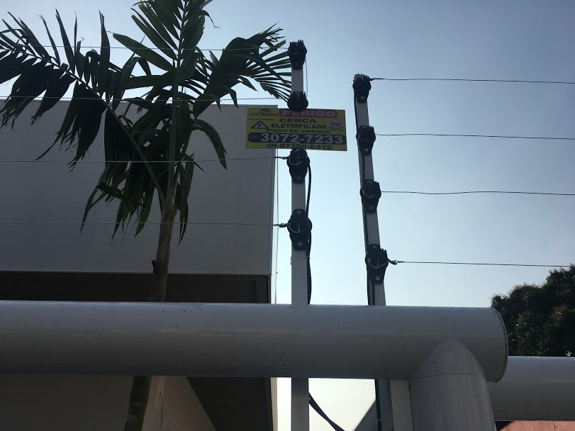 trabalho realizado com cerca elétrica