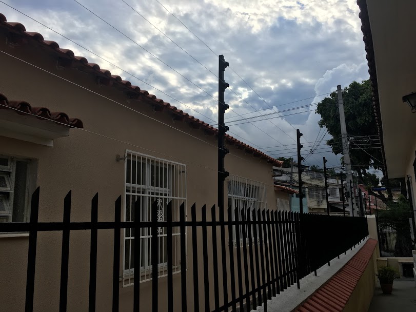 trabalho realizado com cerca elétrica